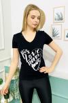 144487 V Yaka Tshirt